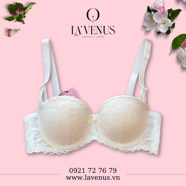 Áo Ngực Cúp Ngang Đệm Dày Có Gọng LS8067