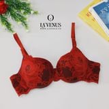  Áo ngực ren hoa hồng LS027 
