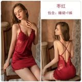  Váy Lụa Phối Ren Đan Lưng Kyla 