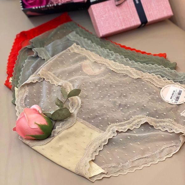 Quần lót ren mềm cạp vừa 3607