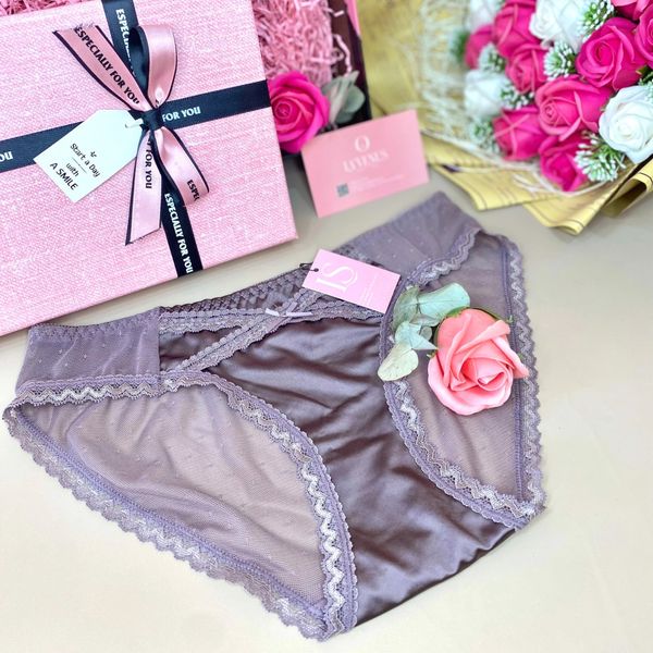 Quần lót ren phối lụa LS154