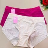  Quần lót thun phối ren LS3255 