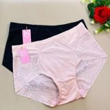  Quần lót thun phối ren LS3255 
