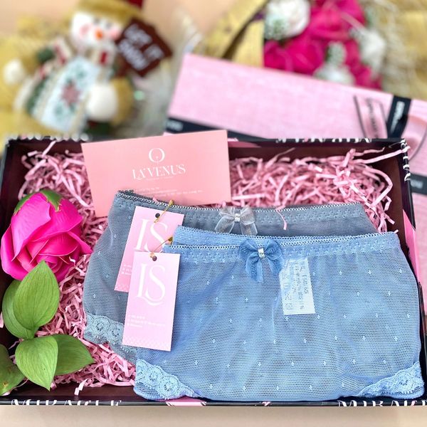 Quần lót ren mềm nơ LS145