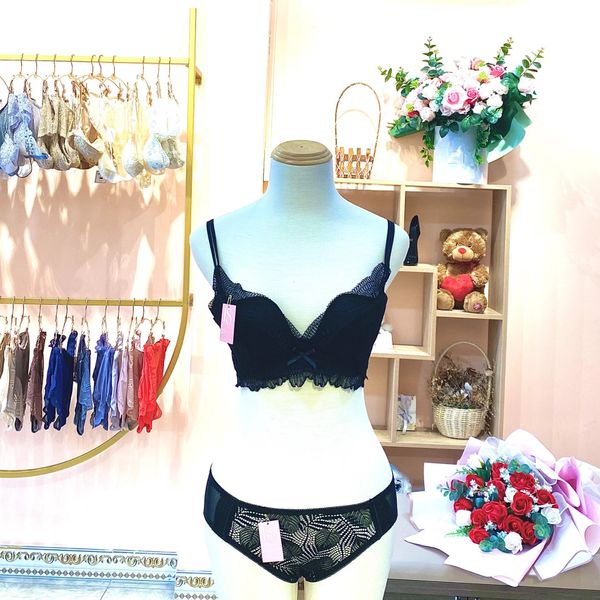 Set nội y Bralette quần lót áo ngực ren