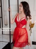  Váy ngủ Sassy xuyên thấu 