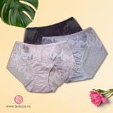  Quần lót lụa phối ren LS825 