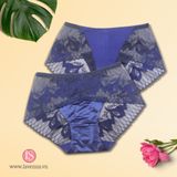  Quần lót lụa phối ren LS825 