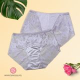  Quần lót lụa phối ren LS825 