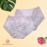  Quần lót lụa phối ren LS825 