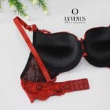  Áo ngực ren hoa hồng LS027 