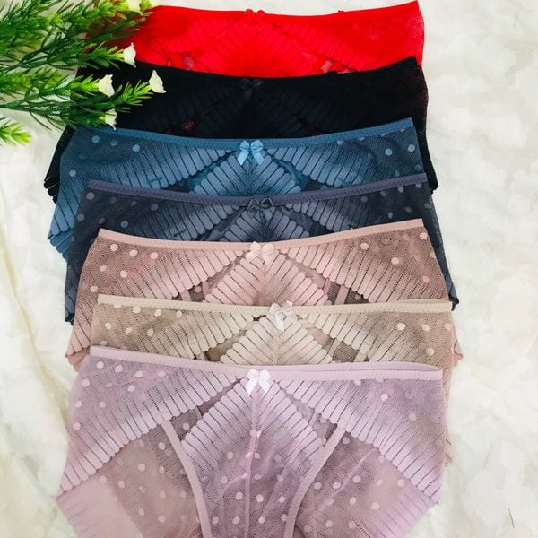  Quần lót ren phối lụa 120 