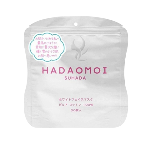 MẶT NẠ TRẮNG DA HADAOMOI SUHADA WHITE FACE MASK (30 tấm) (Nhật Bản)