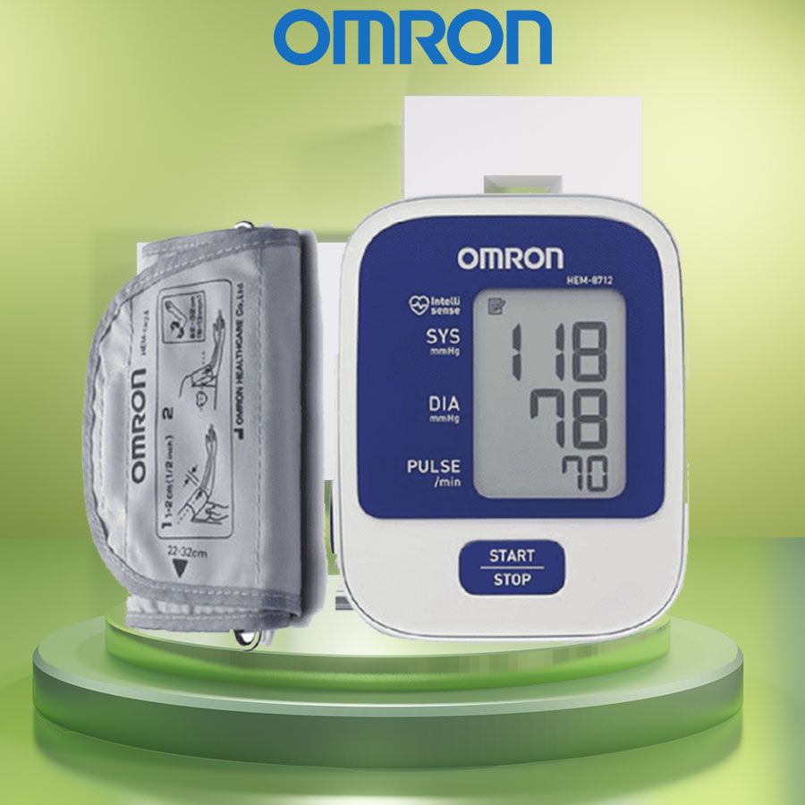  Máy đo huyết áp bắp tay tự động OMRON HEM-8712 