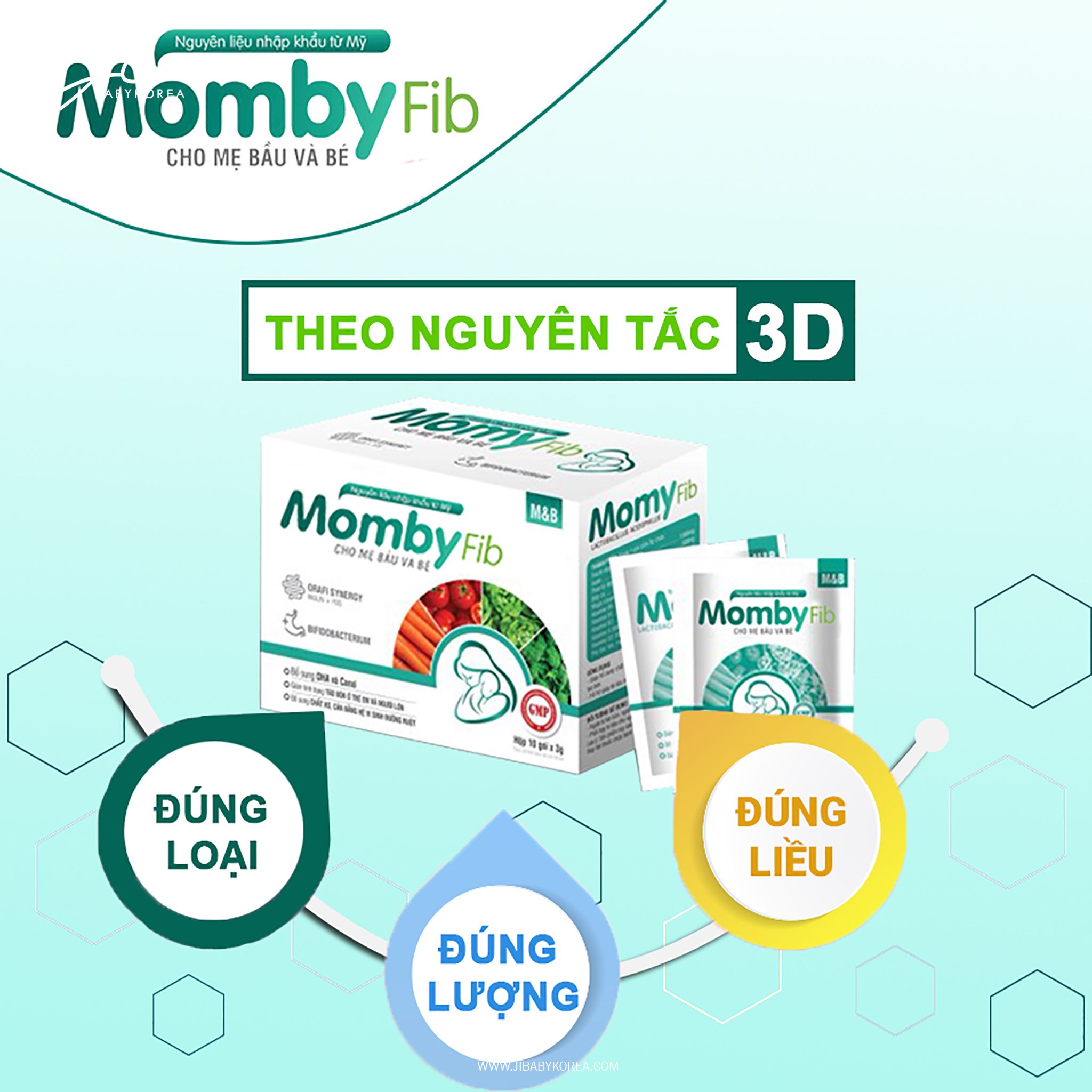  Momby Fib - Cốm Vi Sinh cho Mẹ & Bé: Hỗ Trợ Tiêu Hóa và Cân Bằng Vi Sinh Đường Ruột 