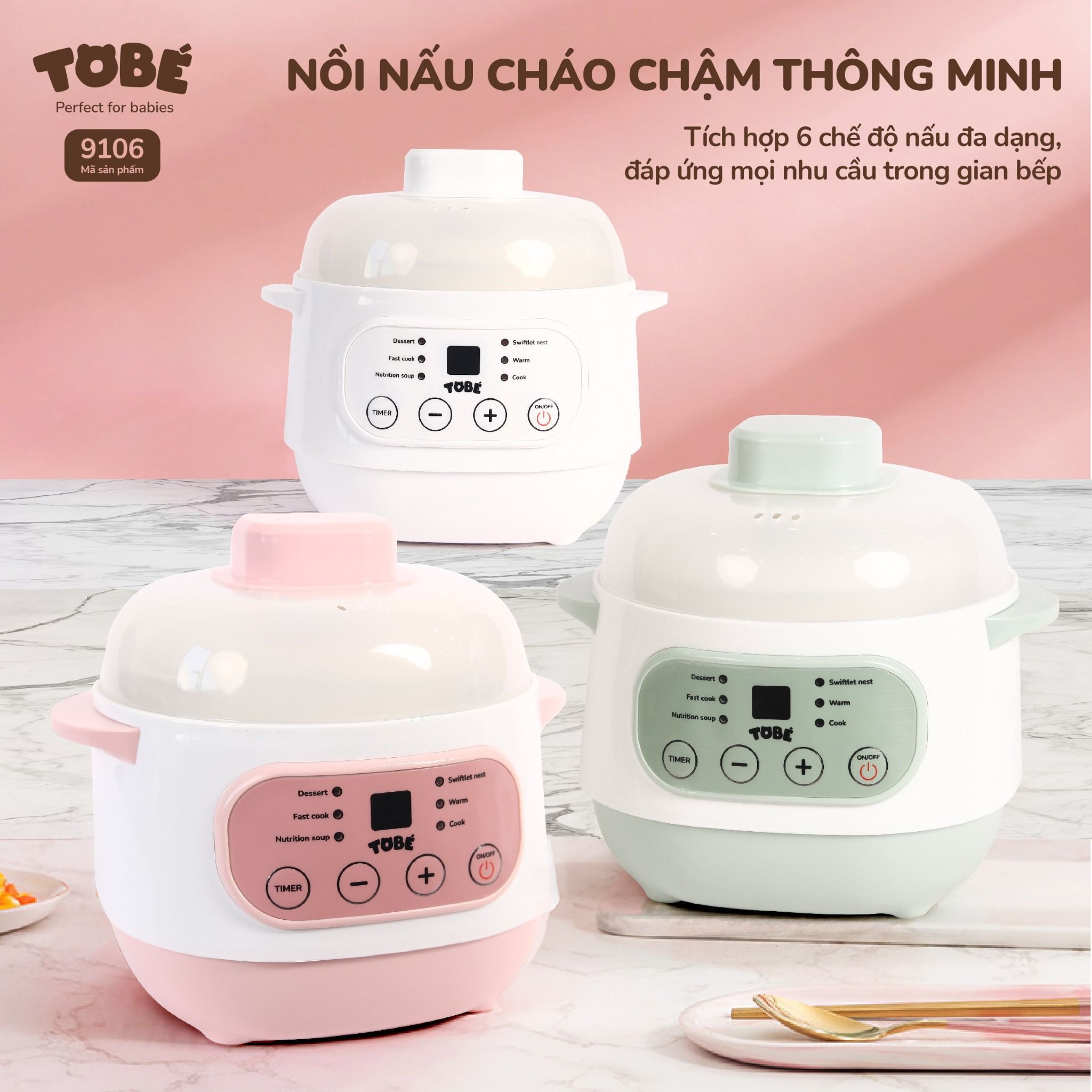  Nồi nấu cháo chậm MS 9106 