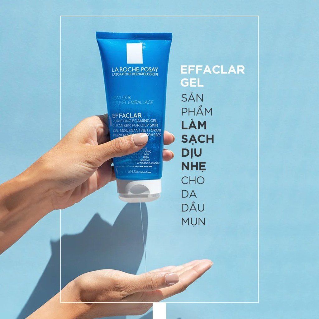  La Roche-Posay Sữa Rửa Mặt Purifying Foaming Gel For Oily Sensitive Skin 200ml +Duo(+) + Tẩy trang 