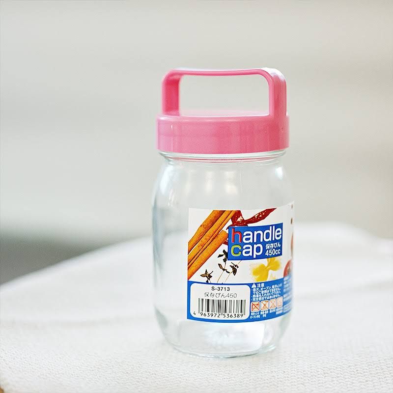 Lọ thủy tinh có quai xách 450ml 