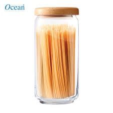 Hủ thủy tinh nắp gỗ 1000ml popjar 