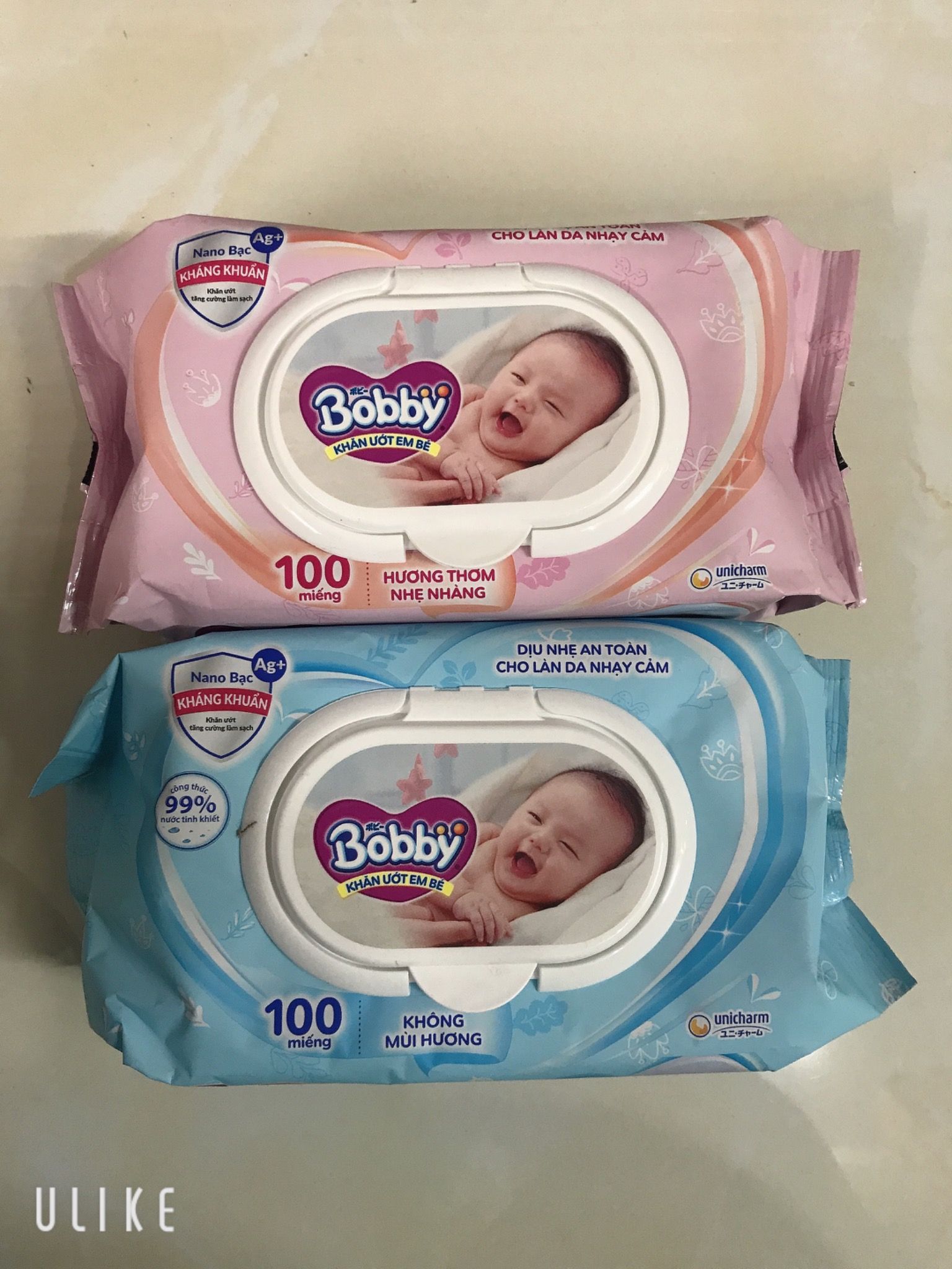  Khăn ướt trẻ em bobby cara 100t 