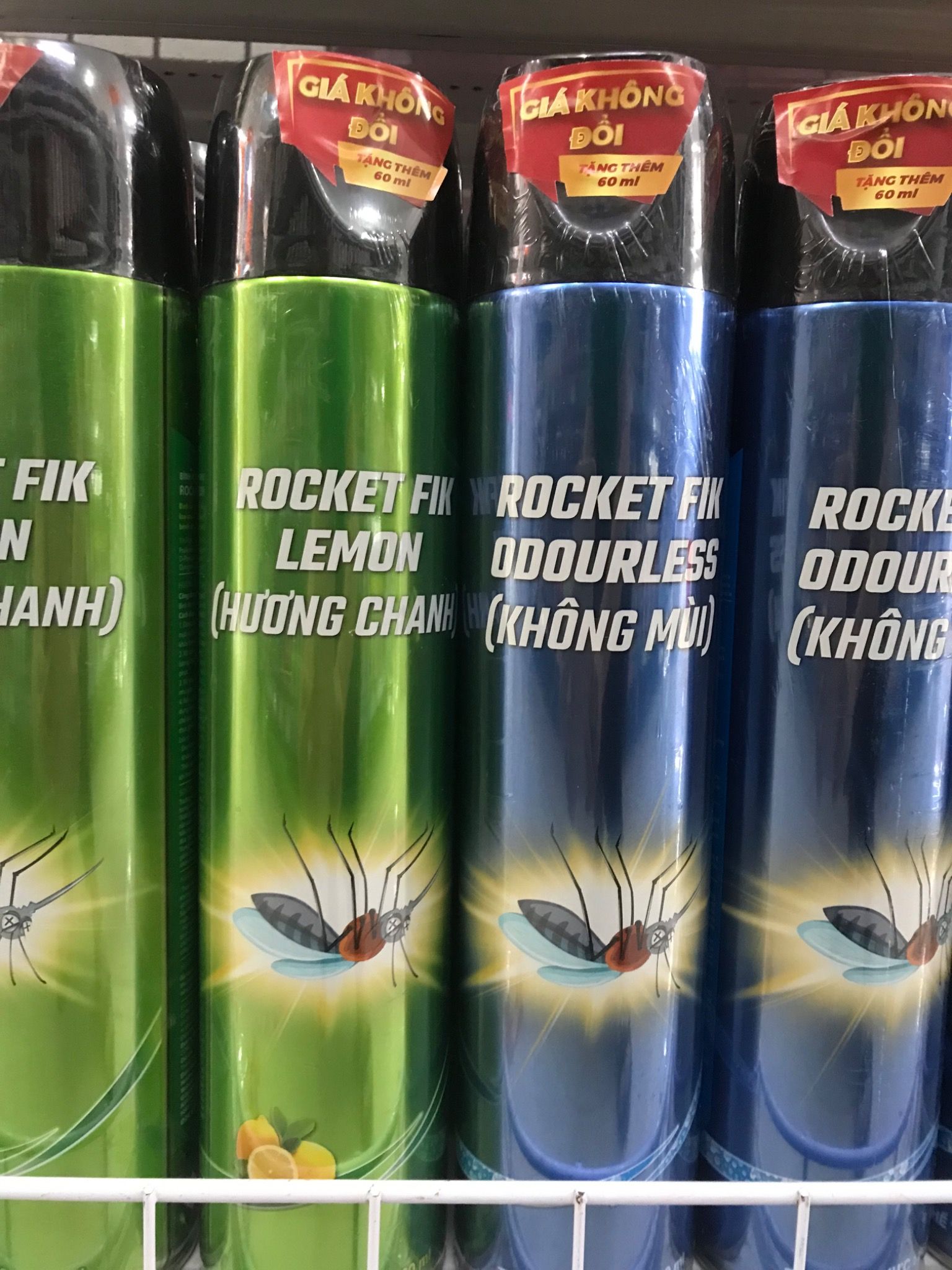  Xịt côn trùng Rocket 600ml 