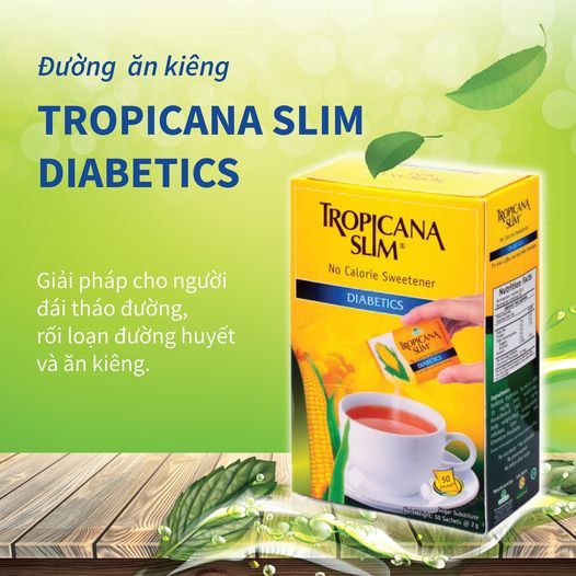  Đường ăn kiêng Tropicana Slin Diabetics 100g 