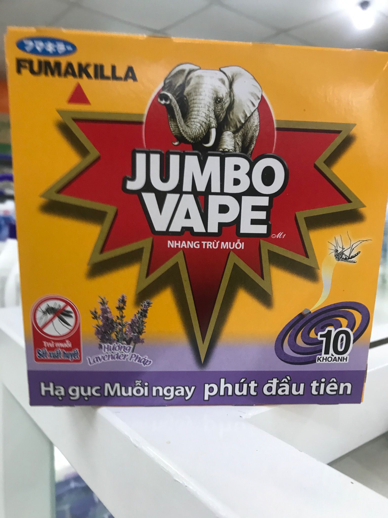  Nhang muỗi Jumbo 10 khoanh 