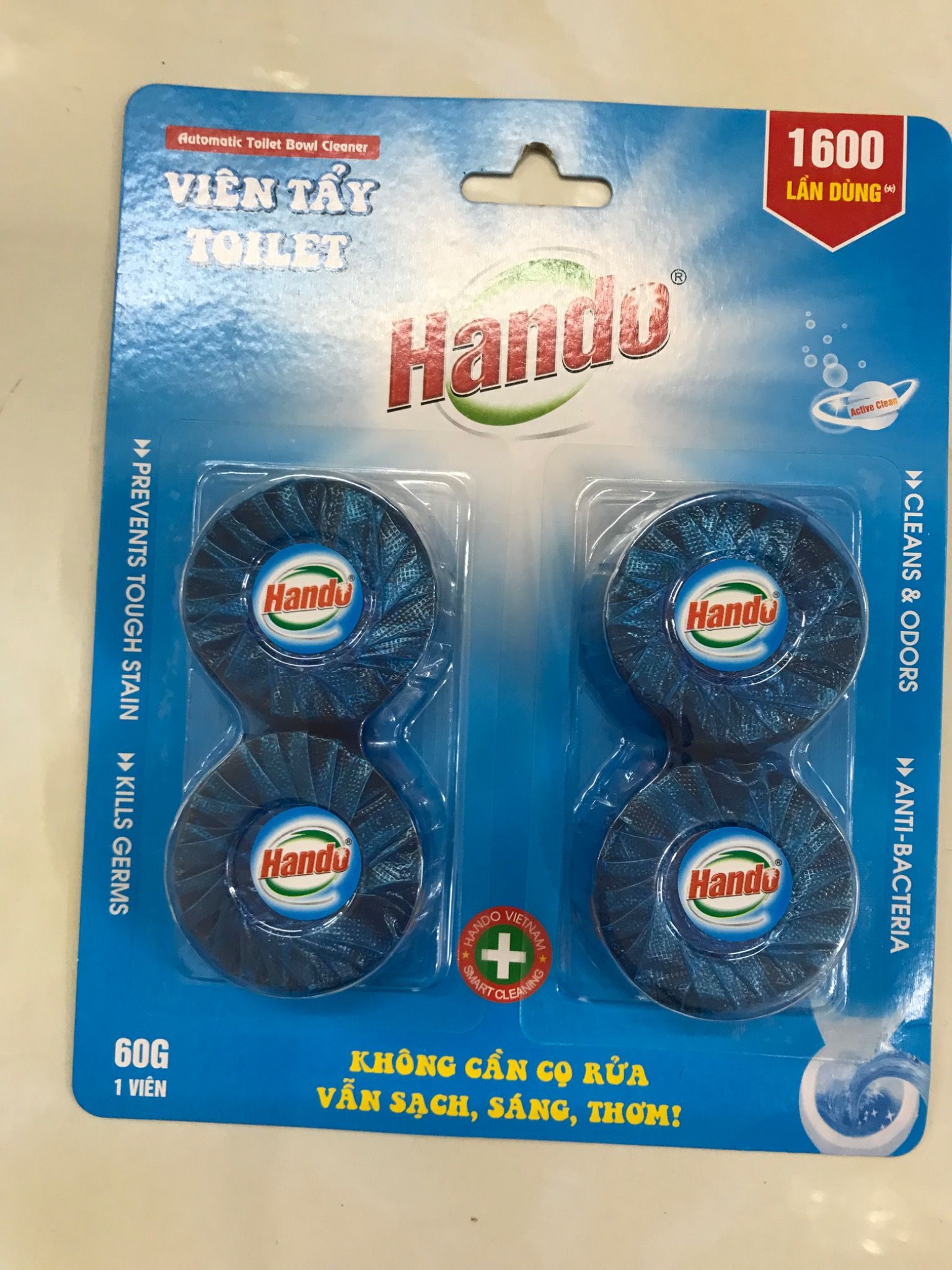  Viên tẩy tolet 4v 