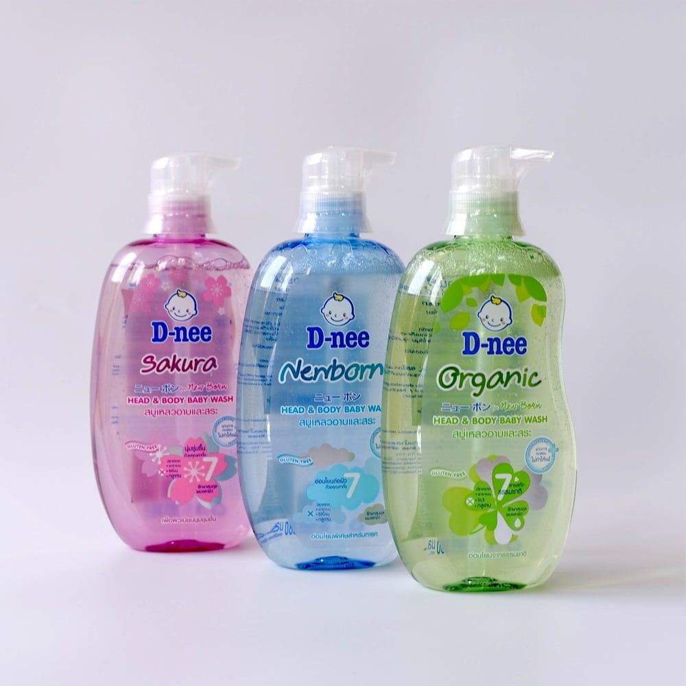  Tắm gội em bé D-nee 380ml /chai 