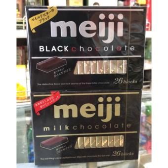  Socola Meji Nhật sữa, đen 120g 