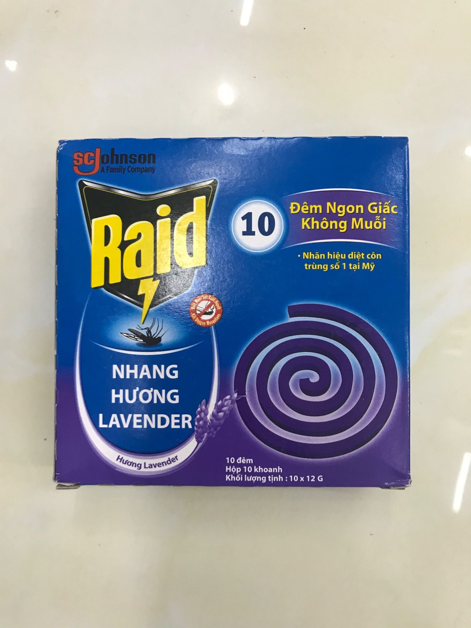  Nhang muỗi raid 10khoanh 