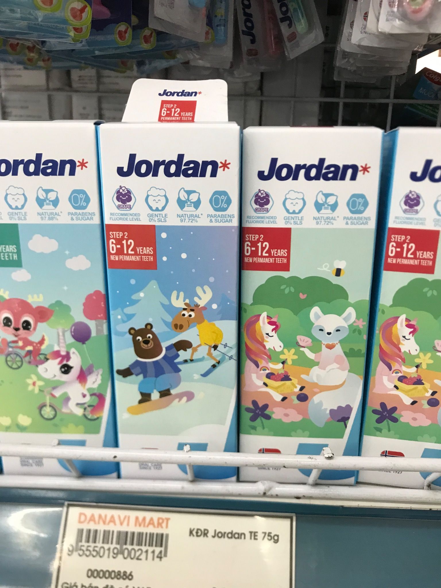  KĐR Jordan trẻ em 75g 