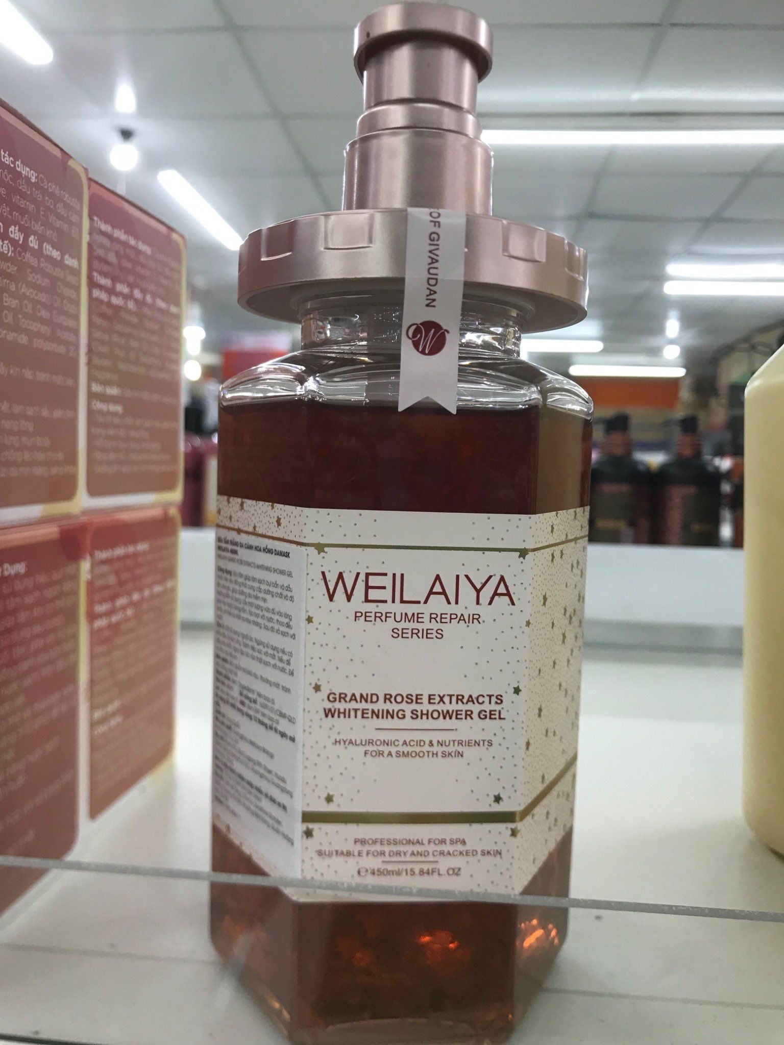  Sữa tắm hoa hồng Weilaiya 450ml 