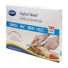  Găng tay ni lông tự hủy eufood 