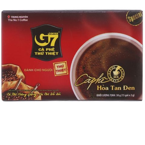  Cafe G7 Hòa Tan Đen 30gr 