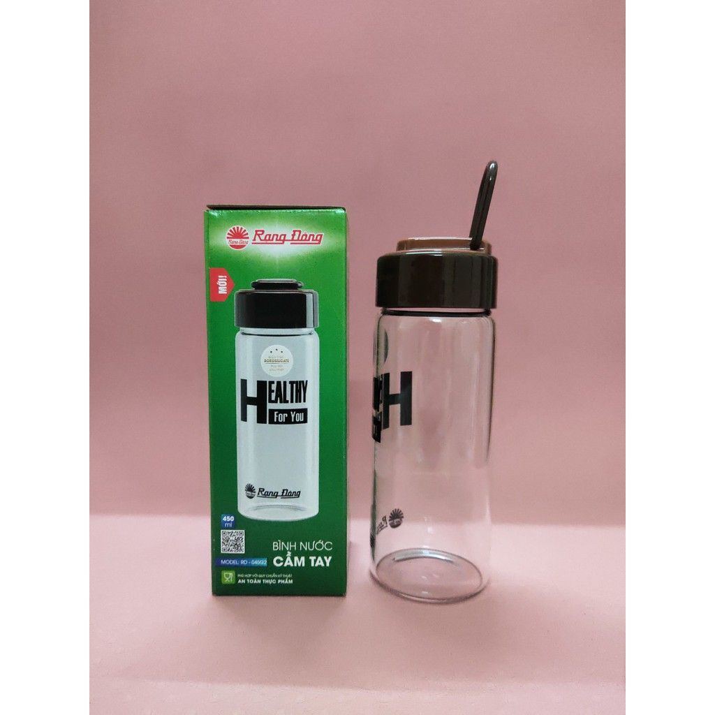 Bình nước cầm tay rạng đông thủy tinh 045G2 