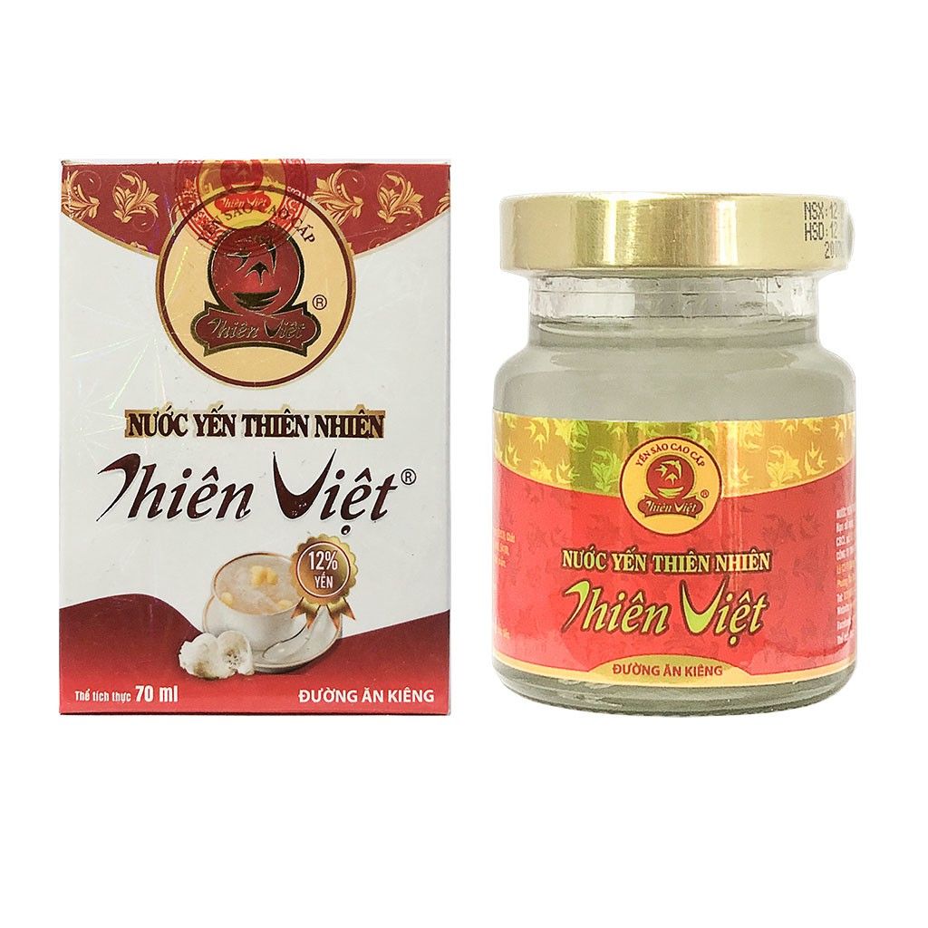  Nước yến ko đường Thiên Việt 70ml 