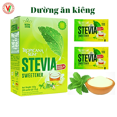 Đường Tropicana Stevia 125g - chiết xuất từ cỏ ngọt 