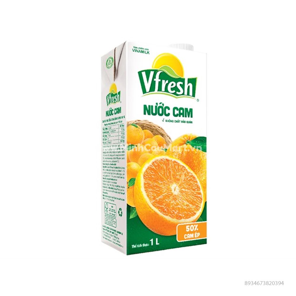  Nước V- Fresh Necta Cam - 1 lít 
