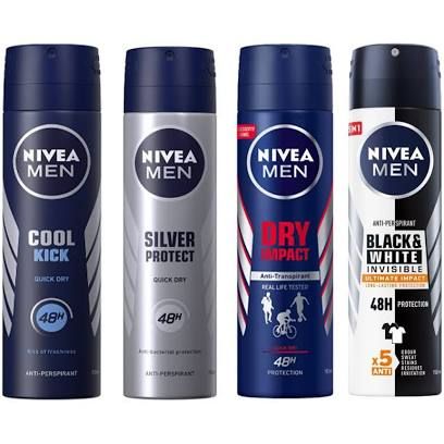  Xịt khử mùi toàn thân nivea men150ml 
