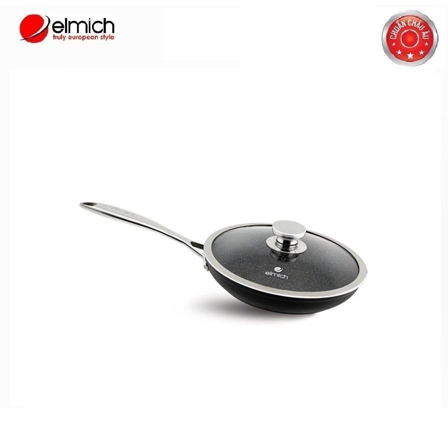  Chảo vân đá chống dính elmich 3802 