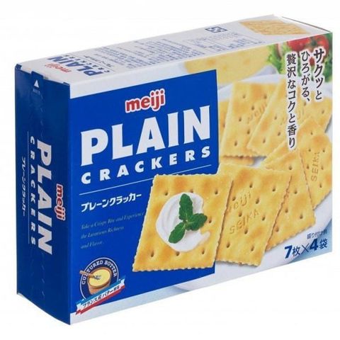  Bánh quy giòn  Plain Meiji  104g 