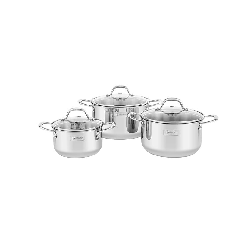  Bộ nồi inox elmich trimax 3833- 3 cái 