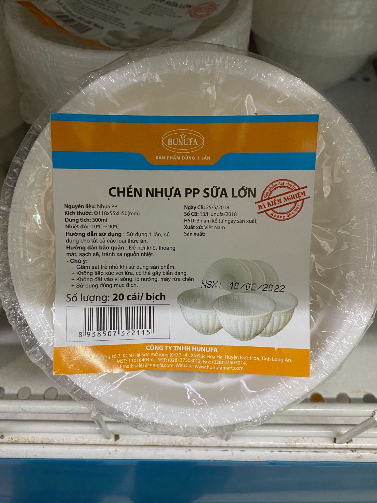  Chén nhựa Pp sữa lớn 