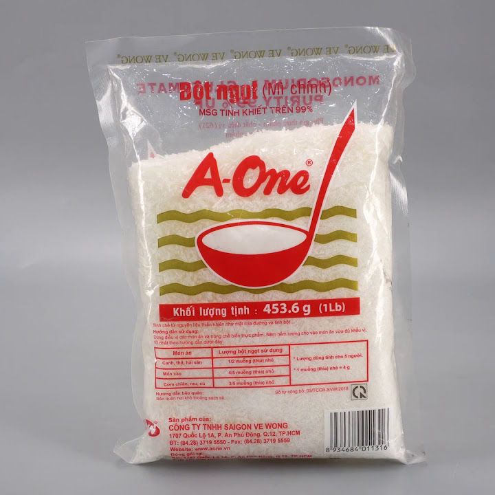  bột ngọt Aone 454 g hạt lớn 