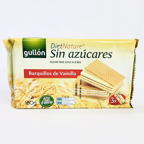  Bánh Gullon xốp vani 180g 