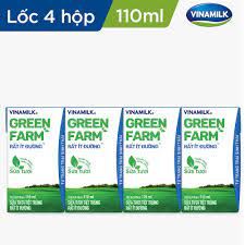  Sữa tiệt trùng green farm - 110ml 