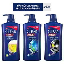  Dầu gội clear men 650g 