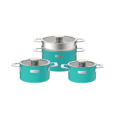  Bộ nồi liền khối Elmich Hera 8132 (16-20-22) 
