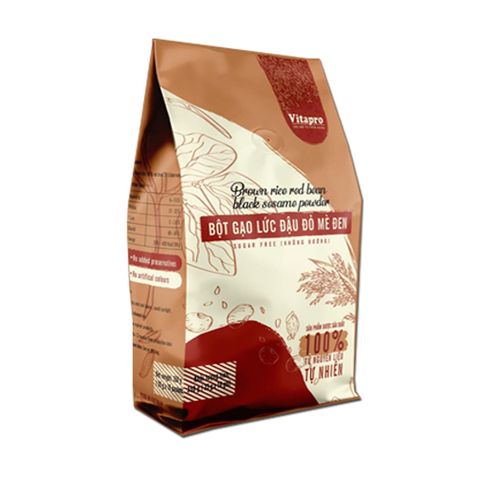  BỘT GẠO LỨC ĐẬU ĐỎ MÈ ĐEN VITAPRO 350gr - KHÔNG ĐƯỜNG 